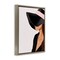 Stupell Industries Shaded Woman Large Hat Framed Floater Canvas Wall Art Design by Saba Rauf